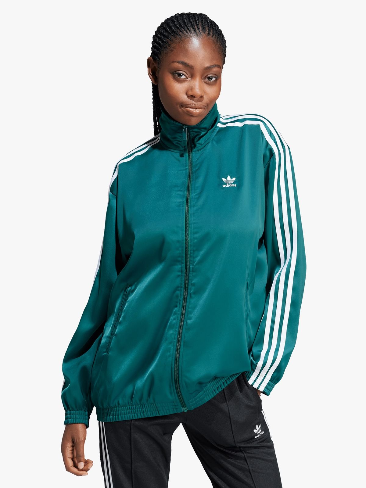 Adidas Originals Women's Green Track Top