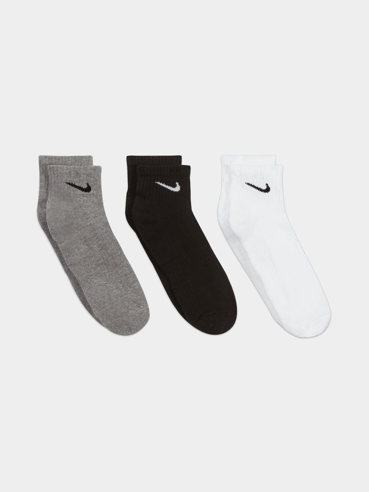 Nike Unisex Everyday 3-Pack Crew Ankle Socks