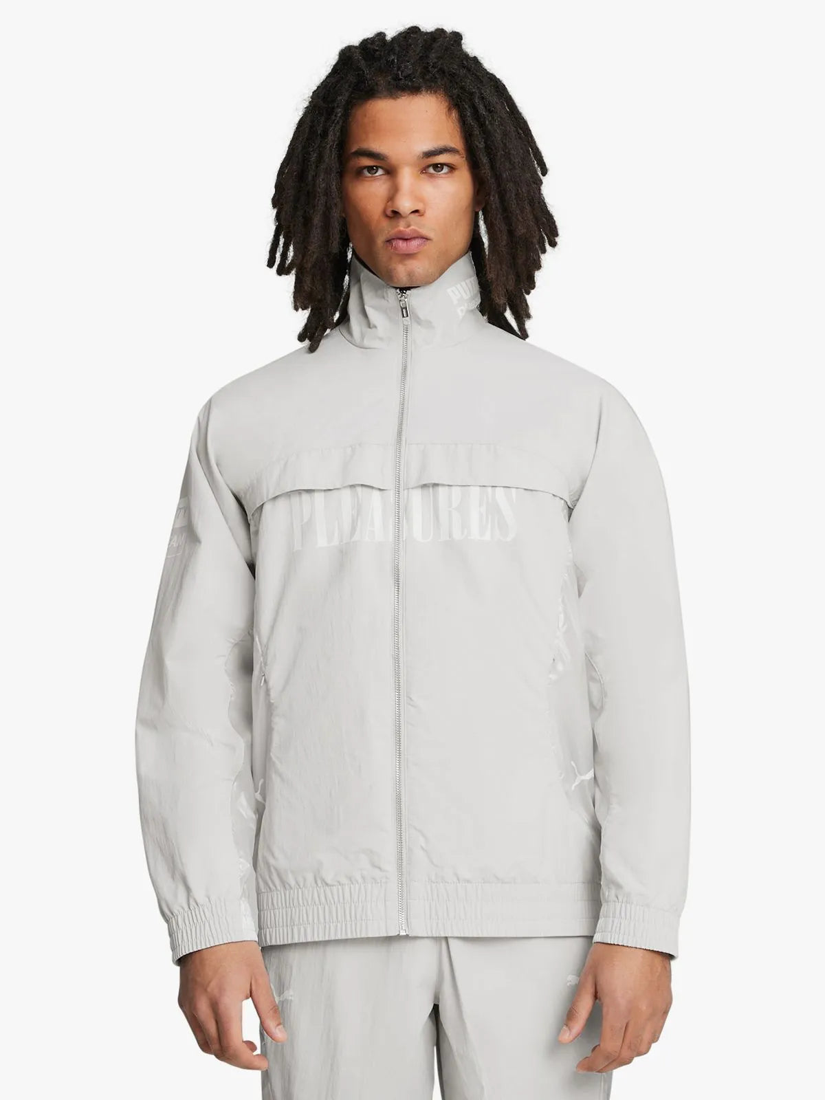 Puma x Pleasures Men’s Grey Track Jacket