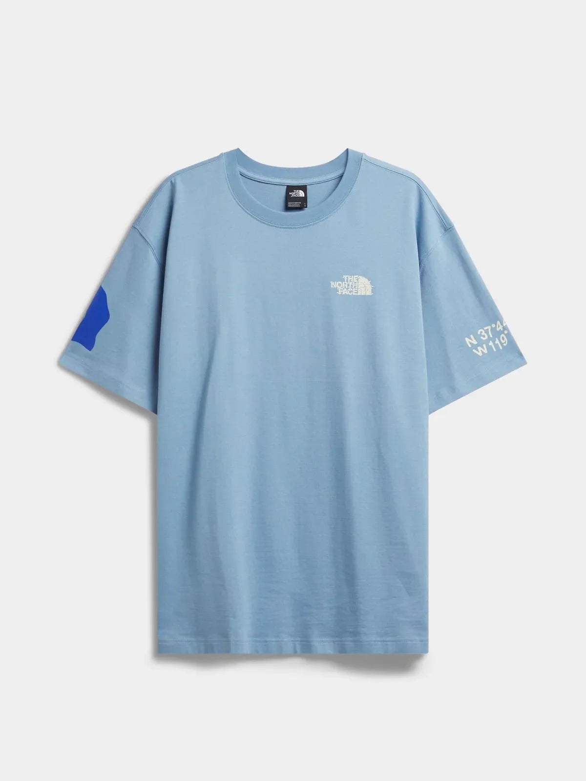 The North Face Men's NSE Patron Graphic Steel Blue T-shrit