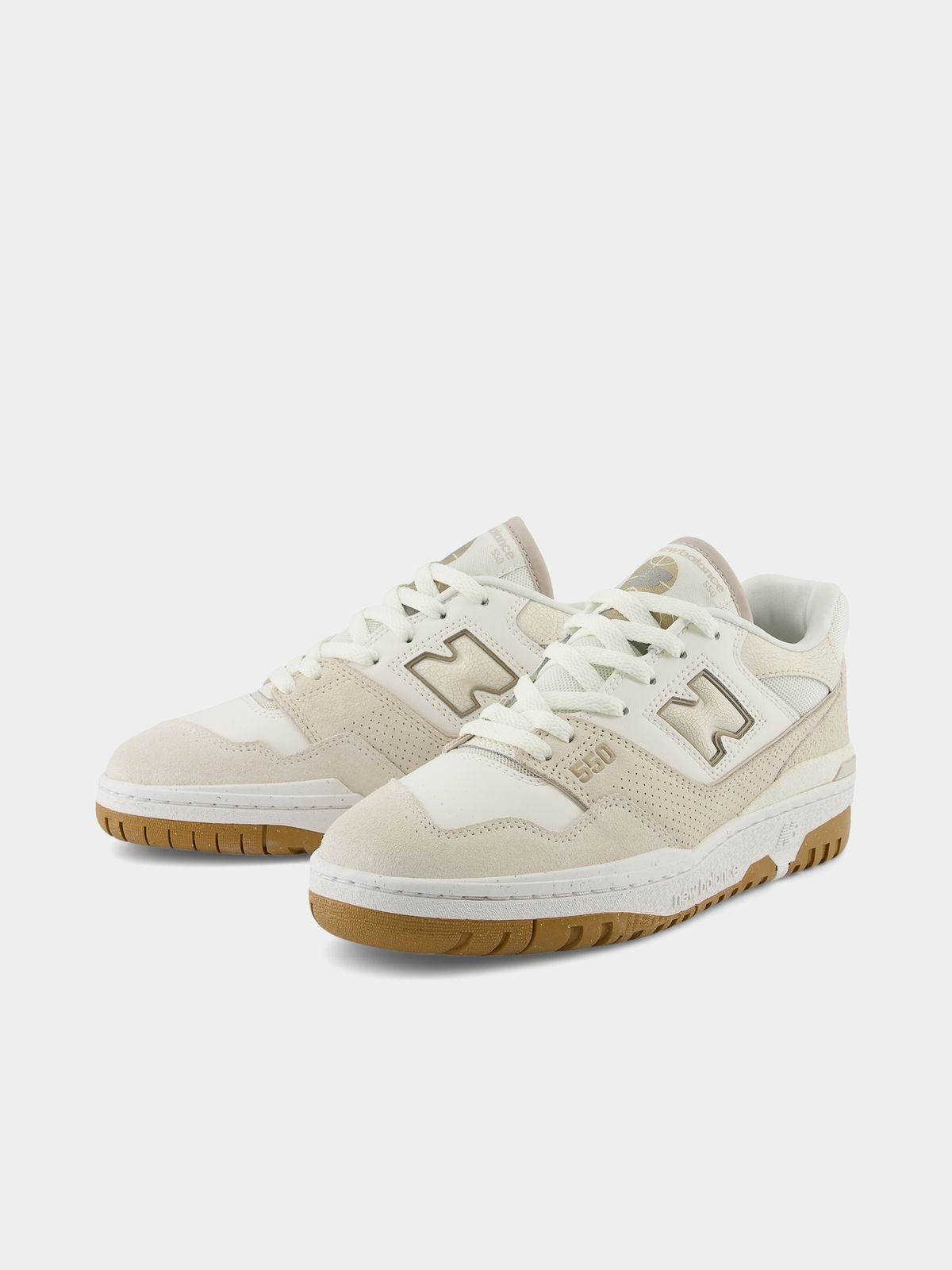 New Balance Women's 550 Cream/White Sneaker