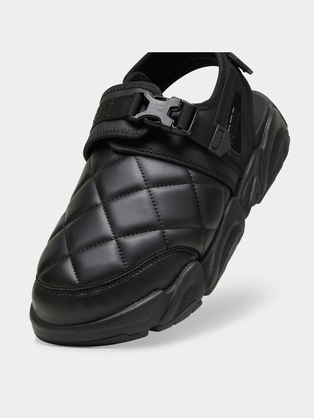 Puma Men's Black Quilted Sandal