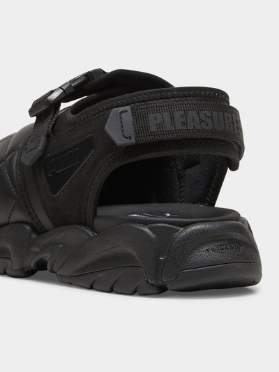 Puma Men's Black Quilted Sandal