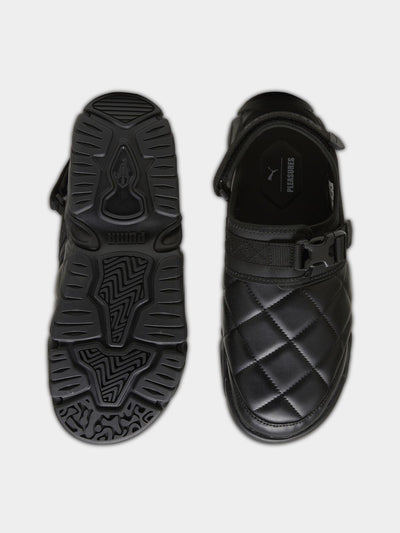 Puma Men's Black Quilted Sandal