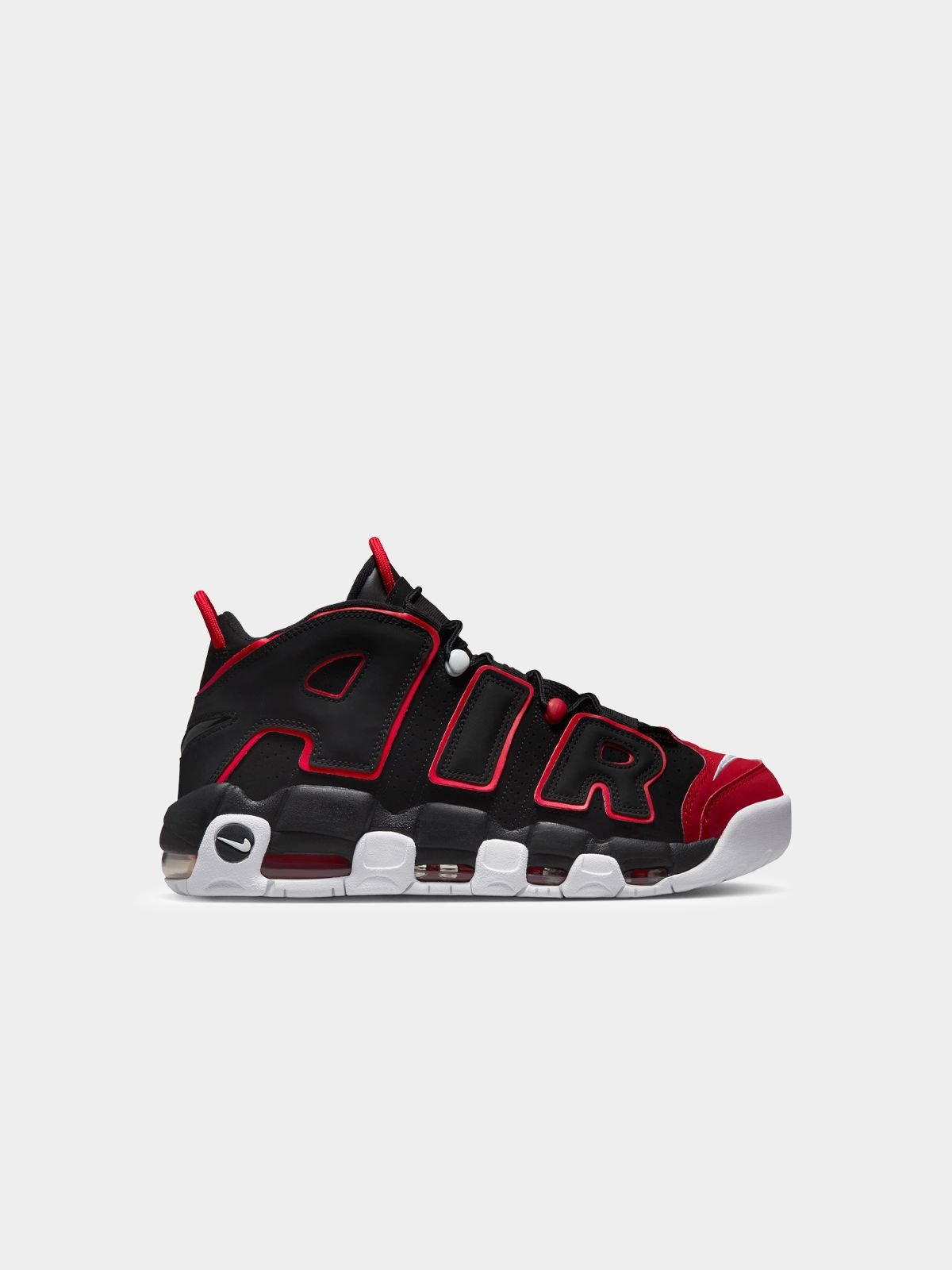 Nike Men's Air More Uptempo '96 Black/Red Sneaker